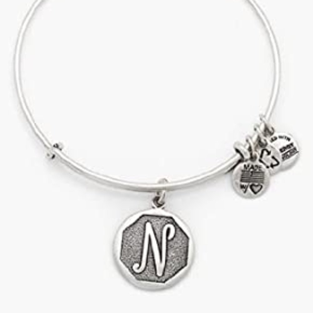 Alex and Ani letter N bracelet